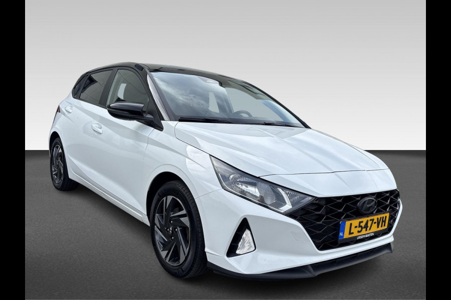 Hyundai i20 1.0 T-GDI Comfort | automaat | zwart dak | Apple Carplay/Android Auto | airco | cruise control | blind-spot
