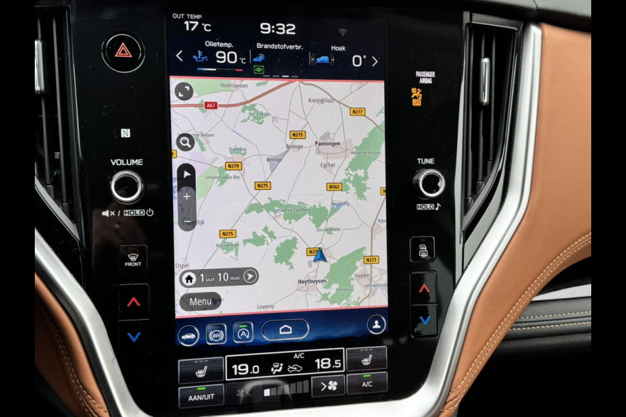 Subaru Outback 2.5i Premium Automaat Adaptive cruise Climate control Stuur-/stoelverwarming voor/achter Schuif-/kanteldak Leer
