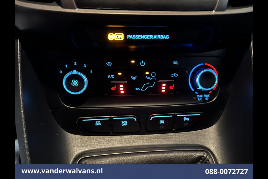 Ford Transit Connect 1.5 EcoBlue 120pk L2H1 Euro6 Airco | Camera | Navigatie | Verwarmde Voorruit Stoelverwarming, Parkeersensoren, 1500kg trekvermogen