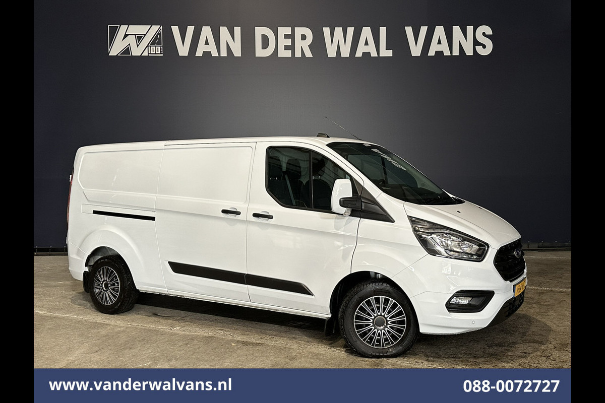 Ford Transit Custom 2.0 TDCI 131pk L2H1 Euro6 Airco | Apple Carplay | LED | Cruisecontrol | Stoelverwarming Verwarmde voorruit, Parkeersensoren, Bijrijdersbank, 2800kg trekvermogen