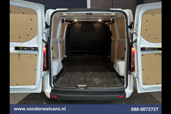 Ford Transit Custom 2.0 TDCI 131pk L2H1 Euro6 Airco | Apple Carplay | LED | Cruisecontrol | Stoelverwarming Verwarmde voorruit, Parkeersensoren, Bijrijdersbank, 2800kg trekvermogen