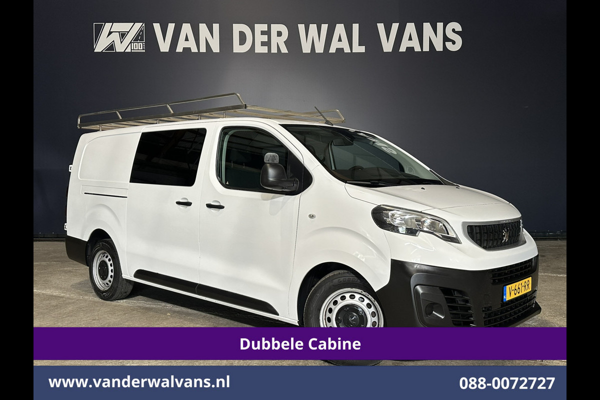 Peugeot Expert 2.0 BlueHDI 123pk L3H1 Dubbele cabine Euro6 Airco | 5-Zits | Navigatie | Imperiaal | Cruisecontrol Apple Carplay, Android Auto, Parkeersensoren