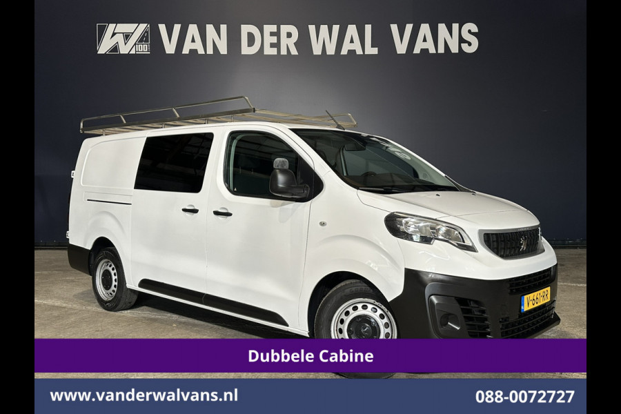 Peugeot Expert 2.0 BlueHDI 123pk L3H1 Dubbele cabine Euro6 Airco | 5-Zits | Navigatie | Imperiaal | Cruisecontrol Apple Carplay, Android Auto, Parkeersensoren