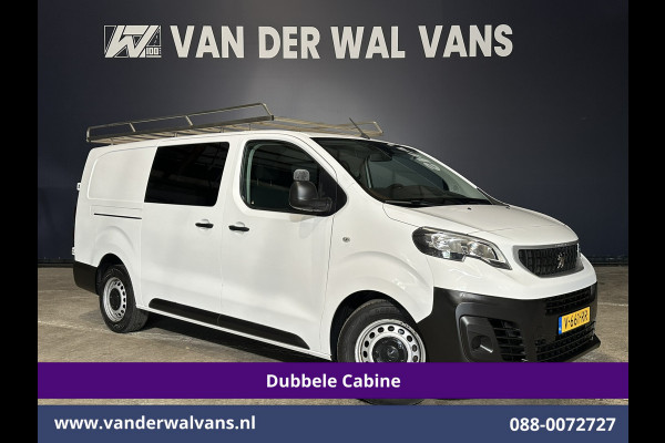 Peugeot Expert 2.0 BlueHDI 123pk L3H1 Dubbele cabine Euro6 Airco | 5-Zits | Navigatie | Imperiaal | Cruisecontrol Apple Carplay, Android Auto, Parkeersensoren