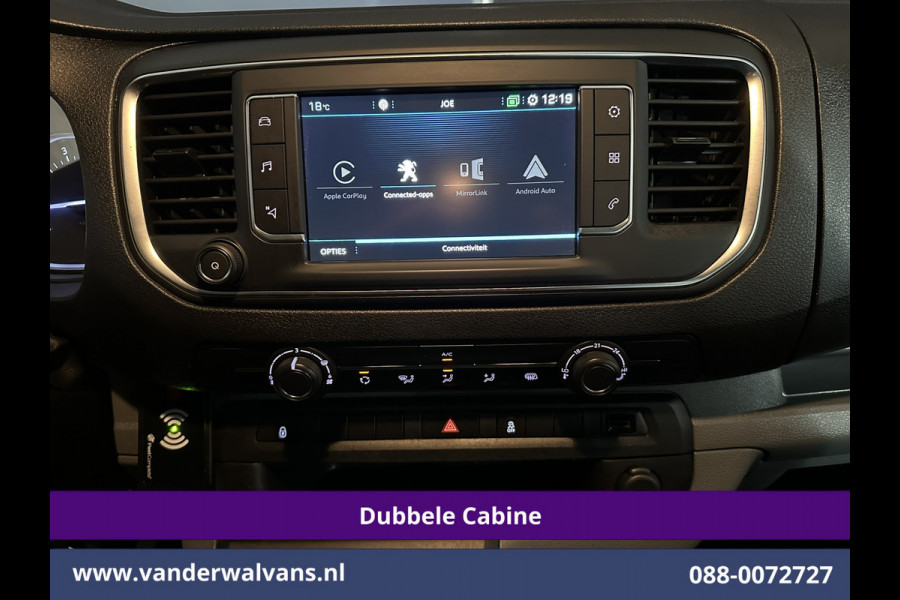 Peugeot Expert 2.0 BlueHDI 123pk L3H1 Dubbele cabine Euro6 Airco | 5-Zits | Navigatie | Imperiaal | Cruisecontrol Apple Carplay, Android Auto, Parkeersensoren