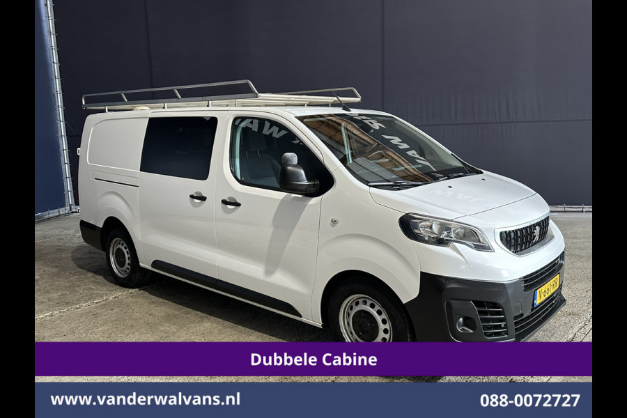 Peugeot Expert 2.0 BlueHDI 123pk L3H1 Dubbele cabine Euro6 Airco | 5-Zits | Navigatie | Imperiaal | Cruisecontrol Apple Carplay, Android Auto, Parkeersensoren