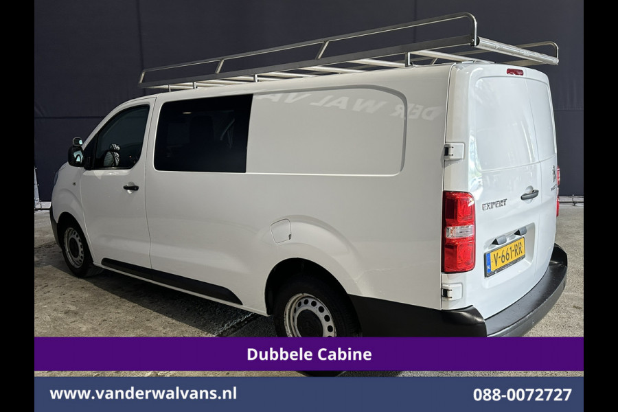 Peugeot Expert 2.0 BlueHDI 123pk L3H1 Dubbele cabine Euro6 Airco | 5-Zits | Navigatie | Imperiaal | Cruisecontrol Apple Carplay, Android Auto, Parkeersensoren