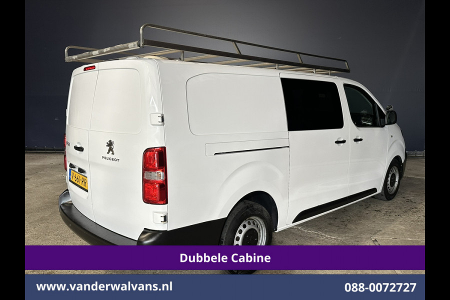 Peugeot Expert 2.0 BlueHDI 123pk L3H1 Dubbele cabine Euro6 Airco | 5-Zits | Navigatie | Imperiaal | Cruisecontrol Apple Carplay, Android Auto, Parkeersensoren