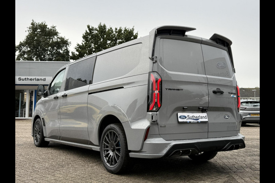 Ford Transit Custom 320 2.5 PHEV L2H1 MS-RT DC | SCI | 233pk | | Dubbele Cabine | Dubbele zijschuifdeur | Inklapbare trekhaak | Navigatie systeem | Adaptieve LED koplampen met verblindingsvrij grootlicht | Bekleding zijwand en achterdeuren (volledig)