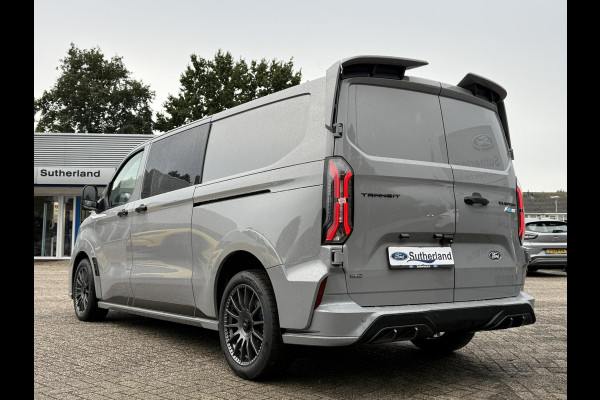 Ford Transit Custom 320 2.5 PHEV L2H1 MS-RT DC | SCI | 233pk | | Dubbele Cabine | Dubbele zijschuifdeur | Inklapbare trekhaak | Navigatie systeem | Adaptieve LED koplampen met verblindingsvrij grootlicht | Bekleding zijwand en achterdeuren (volledig)