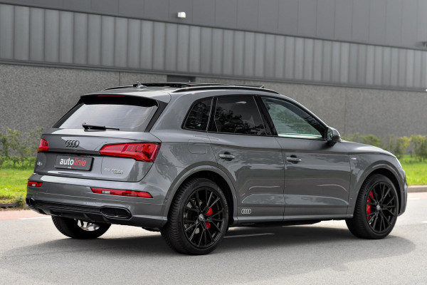 Audi Q5 55 TFSI e quattro Competition 3x S-Line. Luchtv, Massage, Pano, ACC, 360, B&O, Trekh, Keyless, Matrix, CarPlay, Sfeer!