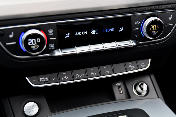 Audi Q5 55 TFSI e quattro Competition 3x S-Line. Luchtv, Massage, Pano, ACC, 360, B&O, Trekh, Keyless, Matrix, CarPlay, Sfeer!