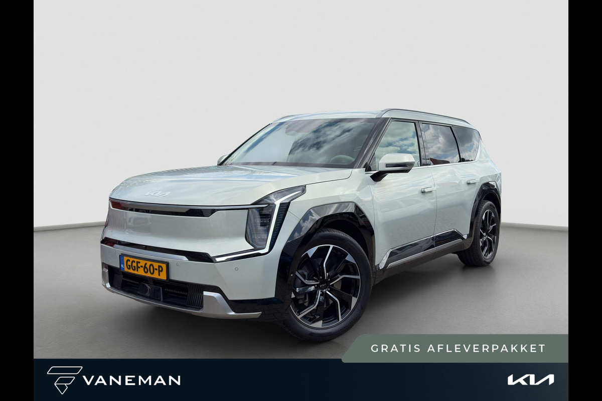 Kia EV9 Launch Edition 99.8 kWh Automaat | 7 Persoons | HUD | Leder | Meridian Sound | Camera | Navi | Apple CarPlay/Android Auto | Key-Less | Stuur-/Stoelverwarming | PDC | Cruise | LED |