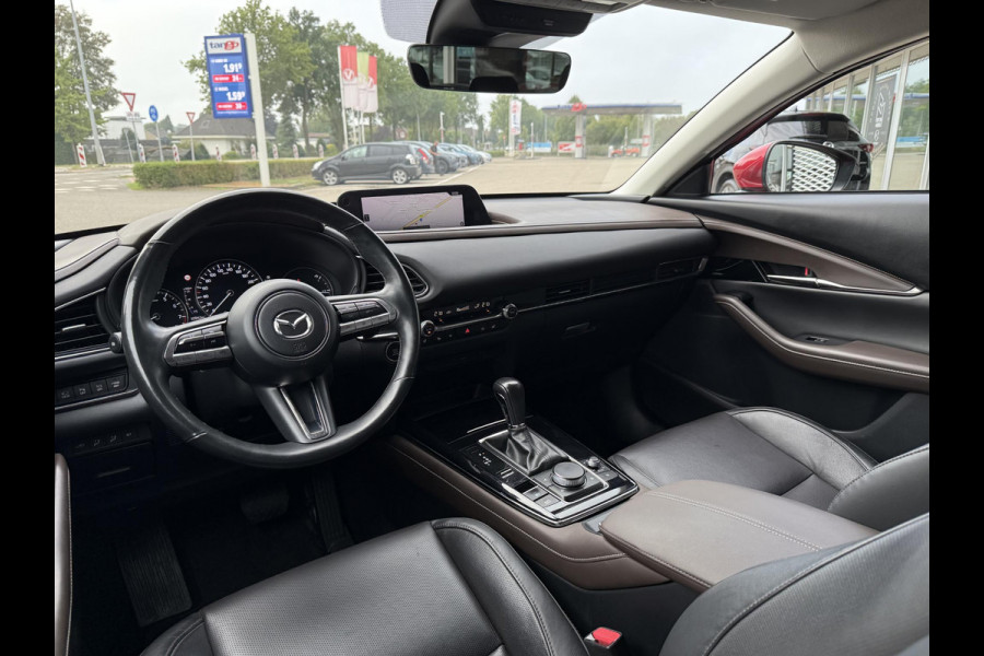 Mazda CX-30 2.0 e-SkyActiv-G M Hybrid Luxury | Automaat | LEER | BOSE| 360 CAMERA | HEAD UP DISPLAY |