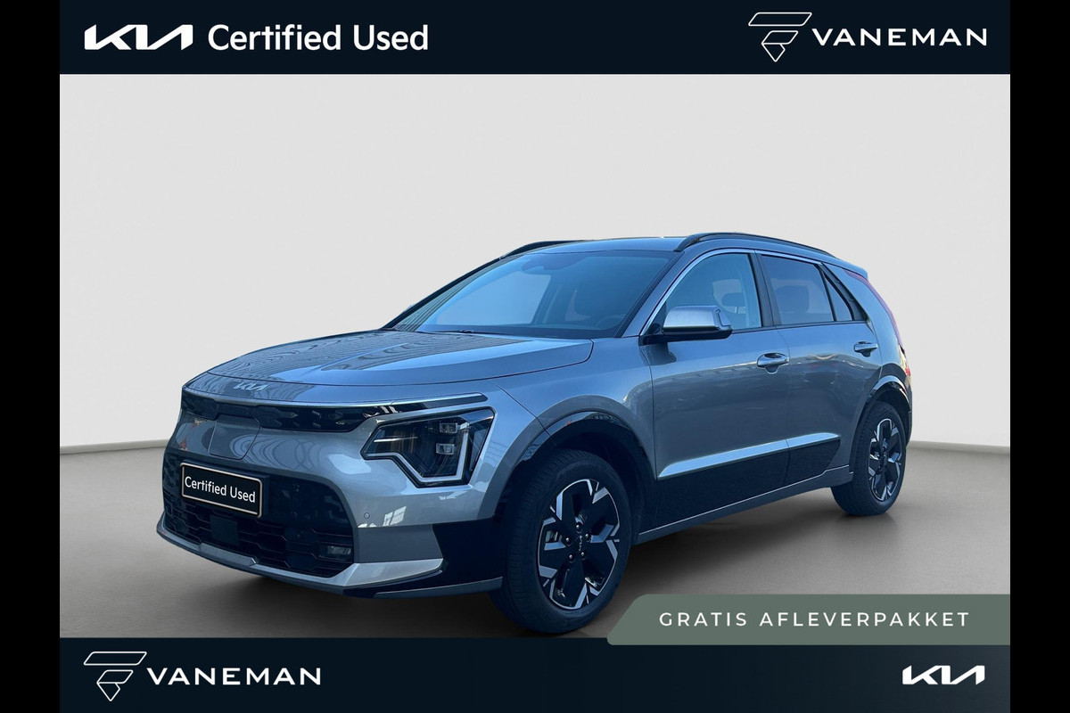 Kia Niro EV Edition Advanced 64.8 kWh | Prijs incl. vooraftrek 2000.- inruilpremie | Automaat | Leder | Navi | Clima | Stoel- en stuurverwarming | LMV |