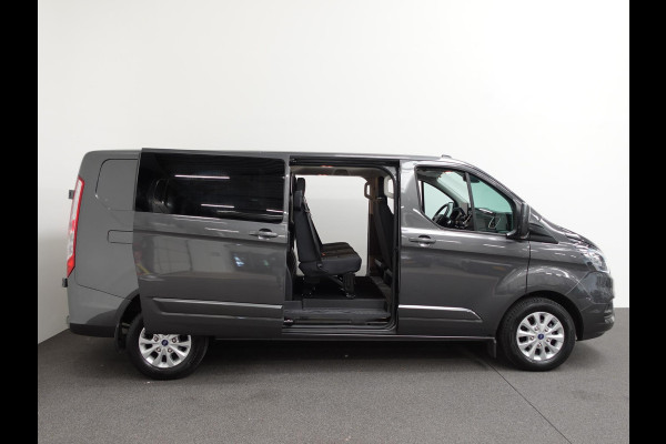 Ford Transit Custom 300 2.0 TDCI L2H1 Limited Dubbele Cabine Navi Airco 2 Schuifdeuren Trekhaak PDC voor & achter Carplay DAB