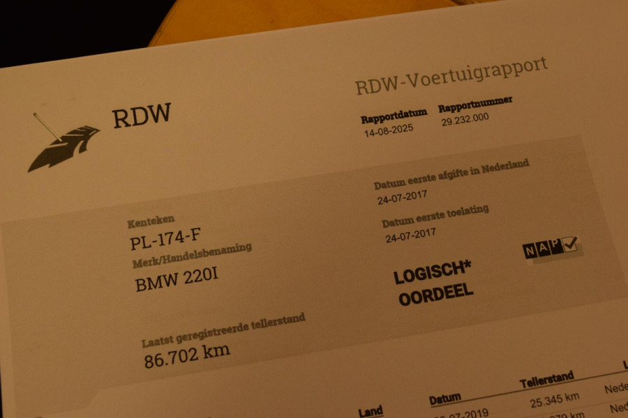 BMW 2 Serie Cabrio 220i High Ex.|M-pakket|Leer|Carplay|Dealero.h.