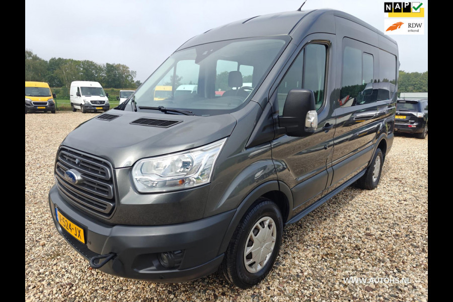 Ford Transit 330 2.0 TDCI L2H2, Dubbele cabine , motorschade , Lage km , Euro 6 , Mooie bus.
