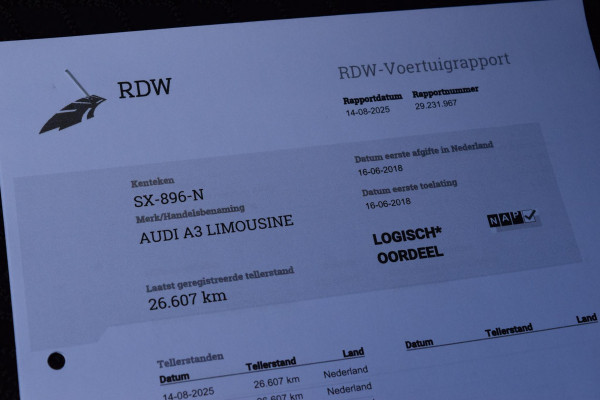 Audi A3 Limousine 1.5 TFSI CoD Sport S Line Edition|Led|