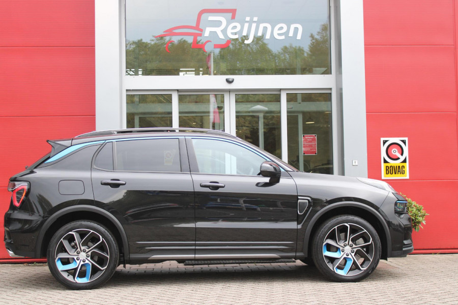 Lynk & Co 01 1.5 261PK PHEV | PANORAMA SCHUIF / KANTELDAK | INFINTY AUDIO | DODEHOEK DETECTIE | NAVIGATIE | DASHBOARD CAMERA | ELEKTRISCHE STOELVERSTELLING MET GEHEUGEN FUNCTIE | DAB+ RADIO | DRAADLOZE APPLE CARPLAY/ANDROID AUTO | DRAADLOZE TELEFOONLADER | ELEKTRISCH BEDIENBARE ACHTERKLEP | STOEL VERWARMING | 360° CAMERA | DODEHOEK DETECTIE | ZWARTE HEMEL BEKLEDING | KEYLESS ENTRY/START | 20" LICHTMETALEN VELGEN |