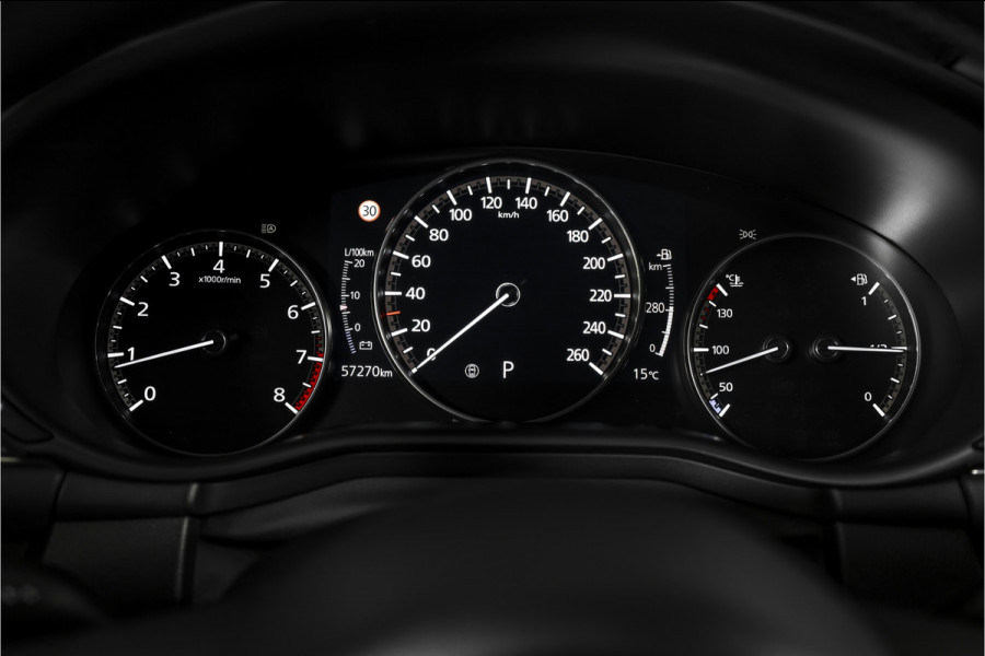 Mazda 3 2.0 e-SkyActiv-G M Hybrid 122 Comfort met Bose | Bose Audio | Head-up Disp. | Adapt.Cruise | Stoel-+Stuurverw. | 360 Camera | NAV+App.Connect | Auto.Airco | LM 18" |