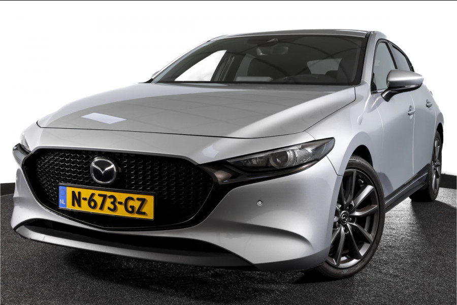 Mazda 3 2.0 e-SkyActiv-G M Hybrid 122 Comfort met Bose | Bose Audio | Head-up Disp. | Adapt.Cruise | Stoel-+Stuurverw. | 360 Camera | NAV+App.Connect | Auto.Airco | LM 18" |