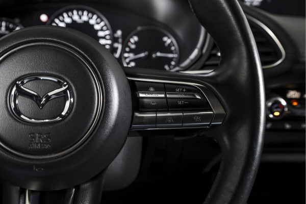Mazda 3 2.0 e-SkyActiv-G M Hybrid 122 Comfort met Bose | Bose Audio | Head-up Disp. | Adapt.Cruise | Stoel-+Stuurverw. | 360 Camera | NAV+App.Connect | Auto.Airco | LM 18" |
