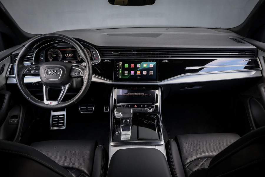 Audi Q8 60 TFSI e quattro Pro Line S Competition | AERO PAKKET | MASSAGE | B&O AUDIO | STOELVERWARMING & VERKOELING | STUURVERWARMING |