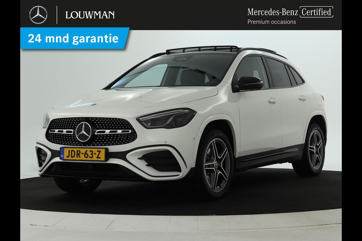 Mercedes-Benz GLA 250 e AMG Plug-In Hybride | AMG Line Premium Plus | Night Pakket | 11kW Laden | Stuur en Stoelverwarming | Panorama Schuif-Kanteldak | Inclusief 24 maanden MB Certified garantie voor Europa.
