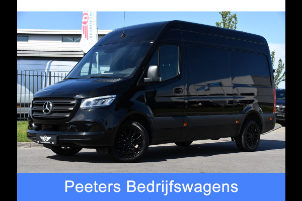 Mercedes-Benz Sprinter 317 1.9 CDI L2H2 RWD Black Edition Camera, Cruise, Carplay, LED, 170pk, Automaat, 3500kg Trekhaak, Stoelverwarming, Mbux, Uniek!