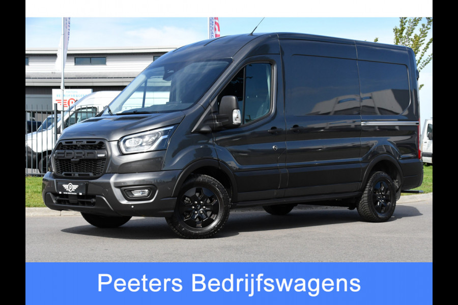 Ford Transit 350 2.0 TDCI L2H2 PB Edition Limited Face Lift! Virtual, Adaptieve Cruise, Xenon, 360 Camera, Carplay, 2 x Schuifdeur, Sensoren, Automaat, Uniek!