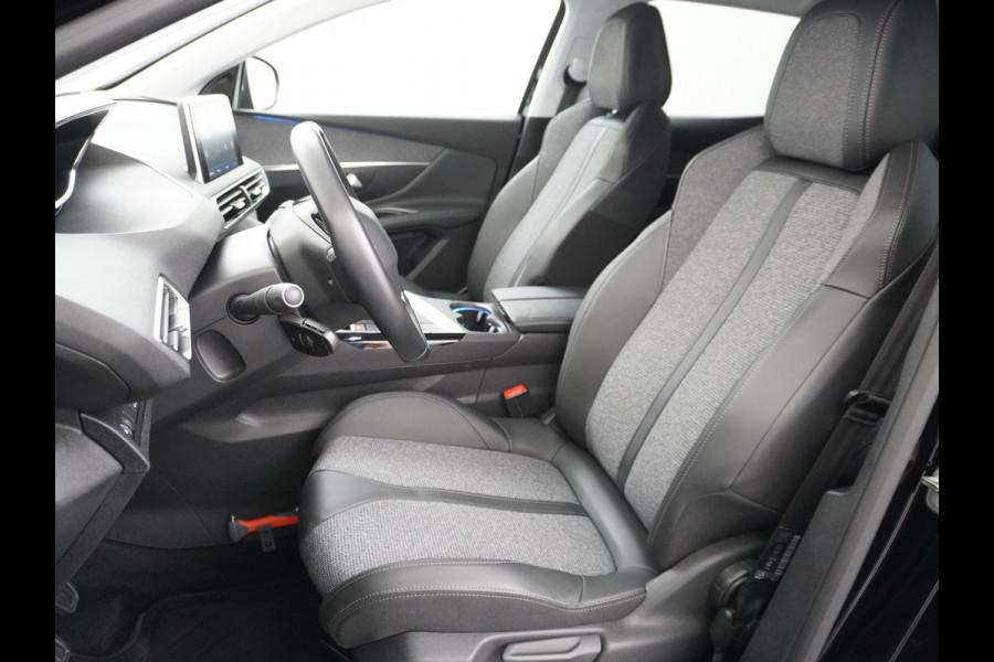 Peugeot 3008 T 131pk Keyless VirtualCockpit Elek.klep 360Camera 1/2Leer Apple/Android Dab Bordherk. Lane-dep. Led Navi CruiseControl Pdc Apps Aut.Verlichting PrivacyGlas Usb Ecc Bluetooth 4xElekRamen Dakrails Mistlampen Isofix 19''LM 1.2 PureTech Blue Lease Premium DealerOnderhouden NL-auto