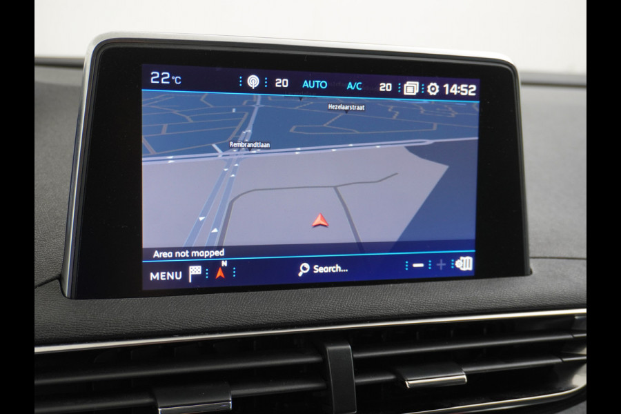 Peugeot 3008 T 131pk Keyless VirtualCockpit Elek.klep 360Camera 1/2Leer Apple/Android Dab Bordherk. Lane-dep. Led Navi CruiseControl Pdc Apps Aut.Verlichting PrivacyGlas Usb Ecc Bluetooth 4xElekRamen Dakrails Mistlampen Isofix 19''LM 1.2 PureTech Blue Lease Premium DealerOnderhouden NL-auto