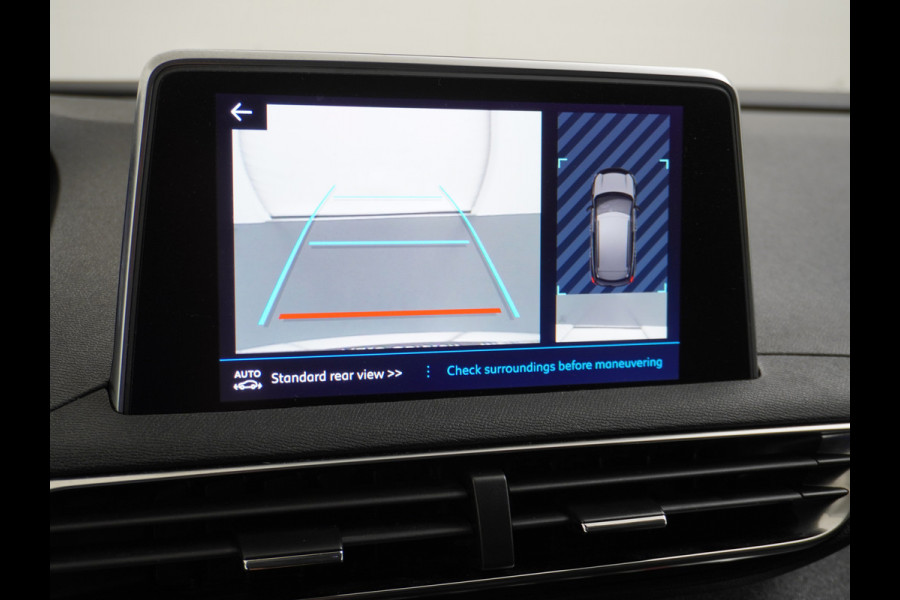 Peugeot 3008 T 131pk Keyless VirtualCockpit Elek.klep 360Camera 1/2Leer Apple/Android Dab Bordherk. Lane-dep. Led Navi CruiseControl Pdc Apps Aut.Verlichting PrivacyGlas Usb Ecc Bluetooth 4xElekRamen Dakrails Mistlampen Isofix 19''LM 1.2 PureTech Blue Lease Premium DealerOnderhouden NL-auto