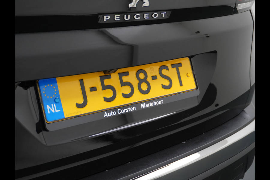 Peugeot 3008 T 131pk Keyless VirtualCockpit Elek.klep 360Camera 1/2Leer Apple/Android Dab Bordherk. Lane-dep. Led Navi CruiseControl Pdc Apps Aut.Verlichting PrivacyGlas Usb Ecc Bluetooth 4xElekRamen Dakrails Mistlampen Isofix 19''LM 1.2 PureTech Blue Lease Premium DealerOnderhouden NL-auto