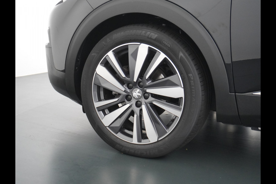 Peugeot 3008 T 131pk Keyless VirtualCockpit Elek.klep 360Camera 1/2Leer Apple/Android Dab Bordherk. Lane-dep. Led Navi CruiseControl Pdc Apps Aut.Verlichting PrivacyGlas Usb Ecc Bluetooth 4xElekRamen Dakrails Mistlampen Isofix 19''LM 1.2 PureTech Blue Lease Premium DealerOnderhouden NL-auto
