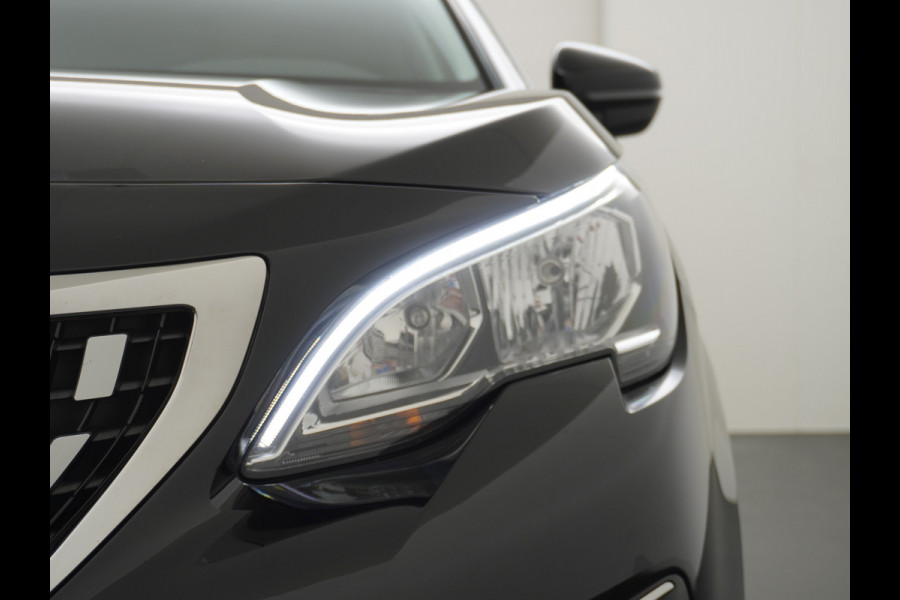 Peugeot 3008 T 131pk Keyless VirtualCockpit Elek.klep 360Camera 1/2Leer Apple/Android Dab Bordherk. Lane-dep. Led Navi CruiseControl Pdc Apps Aut.Verlichting PrivacyGlas Usb Ecc Bluetooth 4xElekRamen Dakrails Mistlampen Isofix 19''LM 1.2 PureTech Blue Lease Premium DealerOnderhouden NL-auto