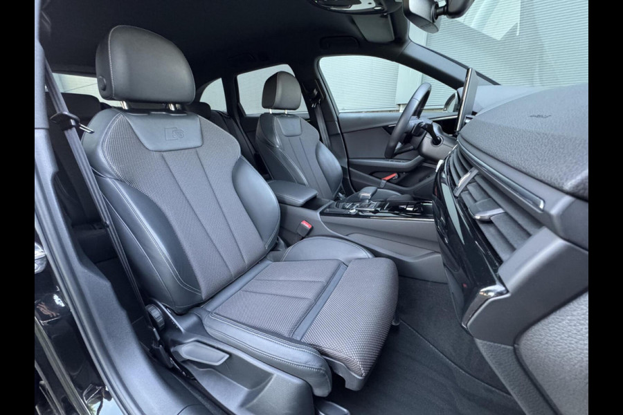 Audi A4 Avant 35 TFSI S edition Competition Automaat | Zwart optiek | Stoelverwarming | Google Navigatie | Apple CarPlay | Getint glas |