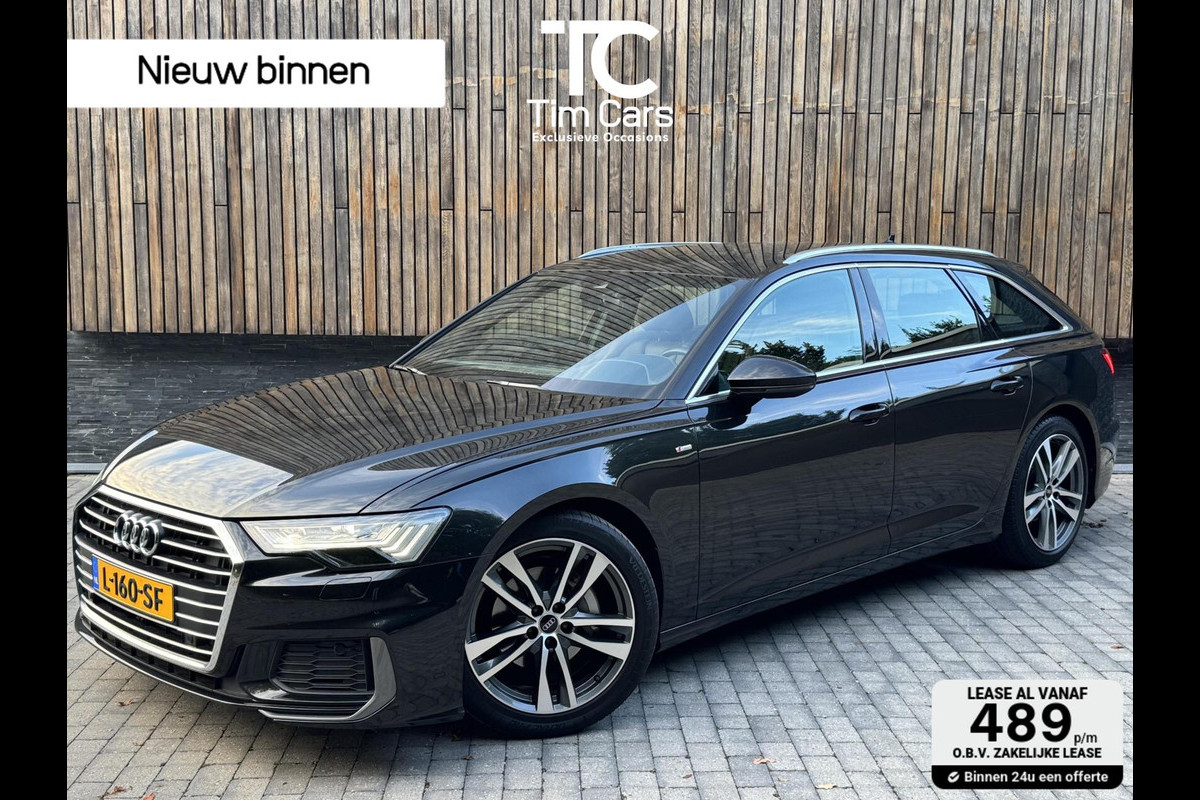 Audi A6 Avant 40 TFSI S edition Automaat | Cognac leer | LED Matrix verlichting | Stoelverwarming | Sfeerverlichting | Zonneschermen zij