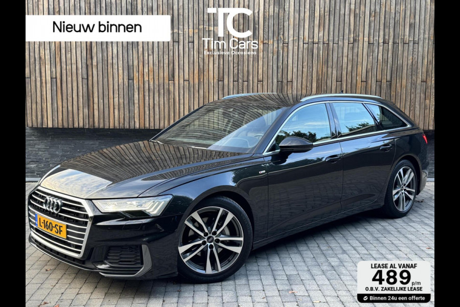Audi A6 Avant 40 TFSI S edition Automaat | Cognac leer | LED Matrix verlichting | Stoelverwarming | Sfeerverlichting | Zonneschermen zij