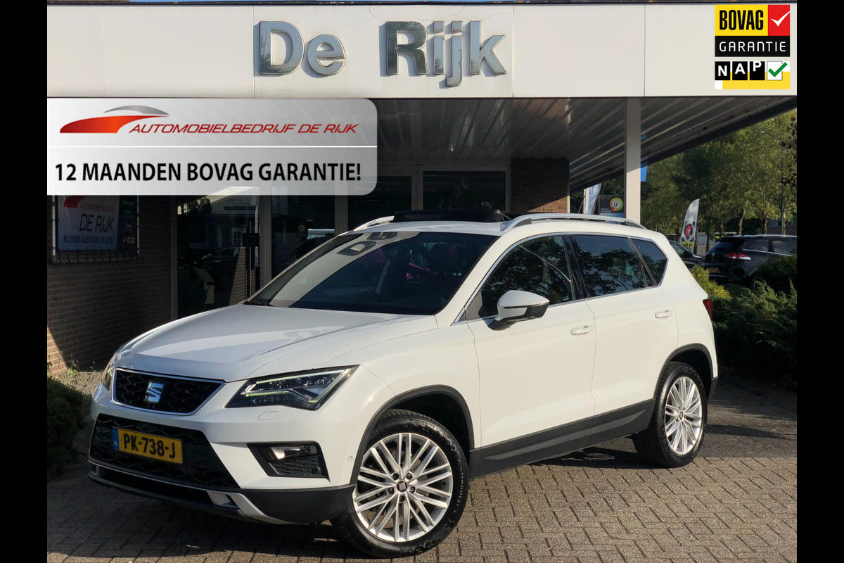 Seat Ateca 1.4 EcoTSI Xcellence 4DRIVE | Pano, Leder, Navi, 360Camera, Trekhaak, Stoelverw., Climate, ACC | Dealeronderhouden |