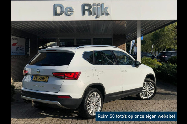 Seat Ateca 1.4 EcoTSI Xcellence 4DRIVE | Pano, Leder, Navi, 360Camera, Trekhaak, Stoelverw., Climate, ACC | Dealeronderhouden |