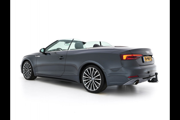 Audi A5 Cabriolet 2.0 TFSI MHEV Design Pro Line Plus S-Line-Sportpack Aut. *LEATHER-ALCANTARA | MATRIX-LED | BANG&OLUFSEN | ADAPTIVE-CRUISE | BLIND-SPOT | AIR-SCARF | DIGI-COCKPIT | CAMERA | KEYLESS | NAVI-FULLMAP | DAB+ | HEATED-SPORTSEATS | TOWBAR | 19"ALU*
