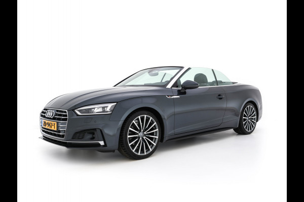 Audi A5 Cabriolet 2.0 TFSI MHEV Design Pro Line Plus S-Line-Sportpack Aut. *LEATHER-ALCANTARA | MATRIX-LED | BANG&OLUFSEN | ADAPTIVE-CRUISE | BLIND-SPOT | AIR-SCARF | DIGI-COCKPIT | CAMERA | KEYLESS | NAVI-FULLMAP | DAB+ | HEATED-SPORTSEATS | TOWBAR | 19"ALU*