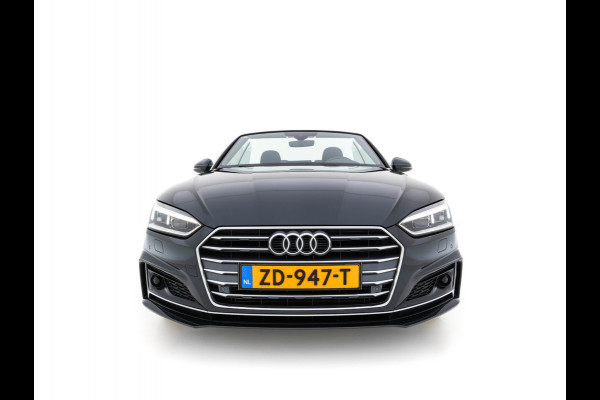 Audi A5 Cabriolet 2.0 TFSI MHEV Design Pro Line Plus S-Line-Sportpack Aut. *LEATHER-ALCANTARA | MATRIX-LED | BANG&OLUFSEN | ADAPTIVE-CRUISE | BLIND-SPOT | AIR-SCARF | DIGI-COCKPIT | CAMERA | KEYLESS | NAVI-FULLMAP | DAB+ | HEATED-SPORTSEATS | TOWBAR | 19"ALU*