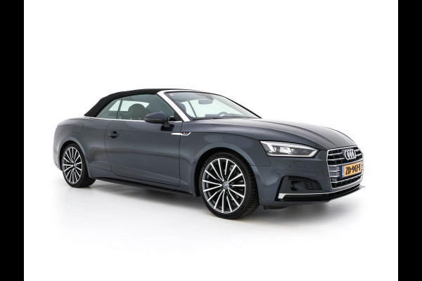 Audi A5 Cabriolet 2.0 TFSI MHEV Design Pro Line Plus S-Line-Sportpack Aut. *LEATHER-ALCANTARA | MATRIX-LED | BANG&OLUFSEN | ADAPTIVE-CRUISE | BLIND-SPOT | AIR-SCARF | DIGI-COCKPIT | CAMERA | KEYLESS | NAVI-FULLMAP | DAB+ | HEATED-SPORTSEATS | TOWBAR | 19"ALU*