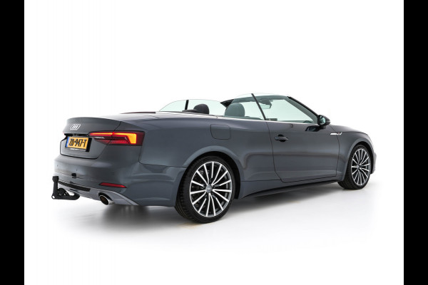 Audi A5 Cabriolet 2.0 TFSI MHEV Design Pro Line Plus S-Line-Sportpack Aut. *LEATHER-ALCANTARA | MATRIX-LED | BANG&OLUFSEN | ADAPTIVE-CRUISE | BLIND-SPOT | AIR-SCARF | DIGI-COCKPIT | CAMERA | KEYLESS | NAVI-FULLMAP | DAB+ | HEATED-SPORTSEATS | TOWBAR | 19"ALU*