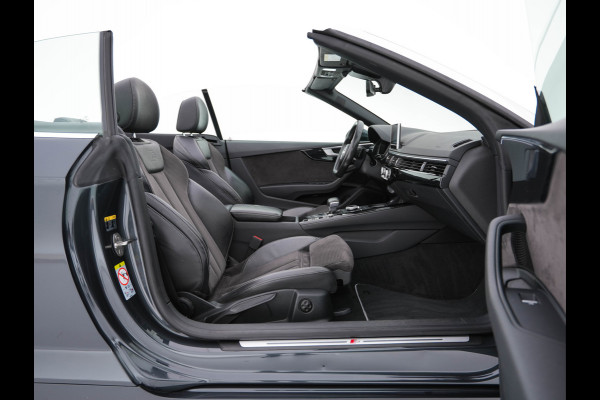 Audi A5 Cabriolet 2.0 TFSI MHEV Design Pro Line Plus S-Line-Sportpack Aut. *LEATHER-ALCANTARA | MATRIX-LED | BANG&OLUFSEN | ADAPTIVE-CRUISE | BLIND-SPOT | AIR-SCARF | DIGI-COCKPIT | CAMERA | KEYLESS | NAVI-FULLMAP | DAB+ | HEATED-SPORTSEATS | TOWBAR | 19"ALU*