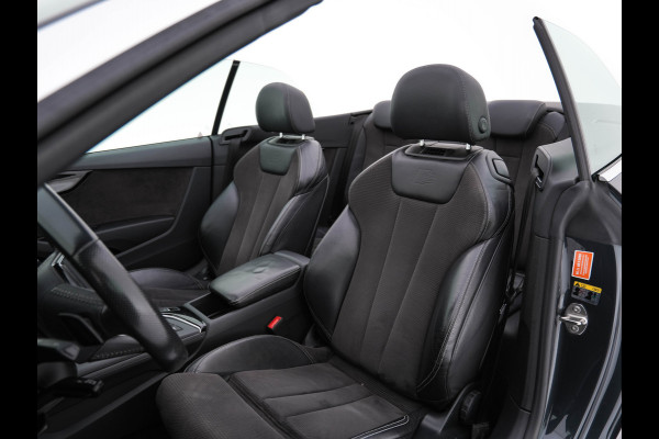 Audi A5 Cabriolet 2.0 TFSI MHEV Design Pro Line Plus S-Line-Sportpack Aut. *LEATHER-ALCANTARA | MATRIX-LED | BANG&OLUFSEN | ADAPTIVE-CRUISE | BLIND-SPOT | AIR-SCARF | DIGI-COCKPIT | CAMERA | KEYLESS | NAVI-FULLMAP | DAB+ | HEATED-SPORTSEATS | TOWBAR | 19"ALU*