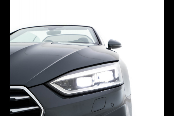 Audi A5 Cabriolet 2.0 TFSI MHEV Design Pro Line Plus S-Line-Sportpack Aut. *LEATHER-ALCANTARA | MATRIX-LED | BANG&OLUFSEN | ADAPTIVE-CRUISE | BLIND-SPOT | AIR-SCARF | DIGI-COCKPIT | CAMERA | KEYLESS | NAVI-FULLMAP | DAB+ | HEATED-SPORTSEATS | TOWBAR | 19"ALU*